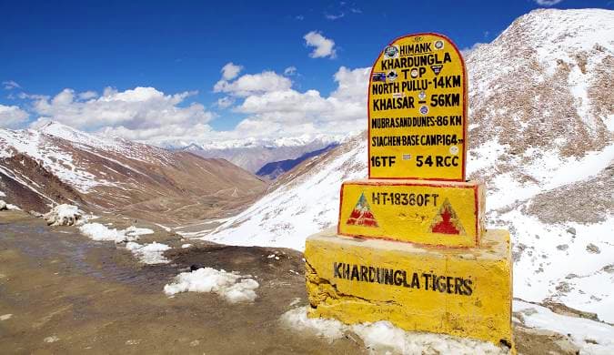 Leh to Nubra Valley via Khardung La